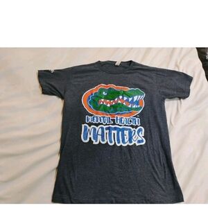 Tultex Gray Florida Gators Mental Health Tee